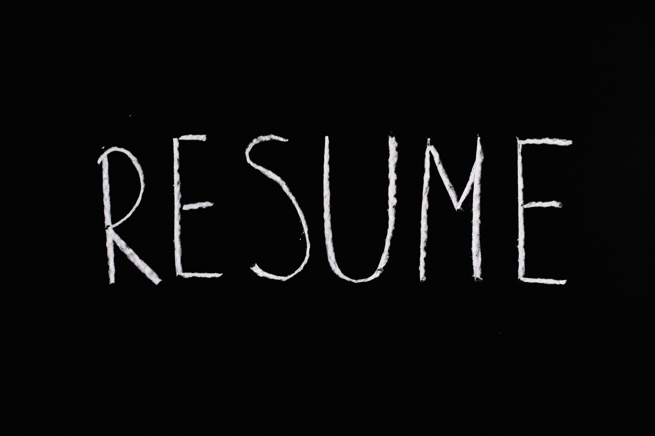 curriculum vitae (CV)
